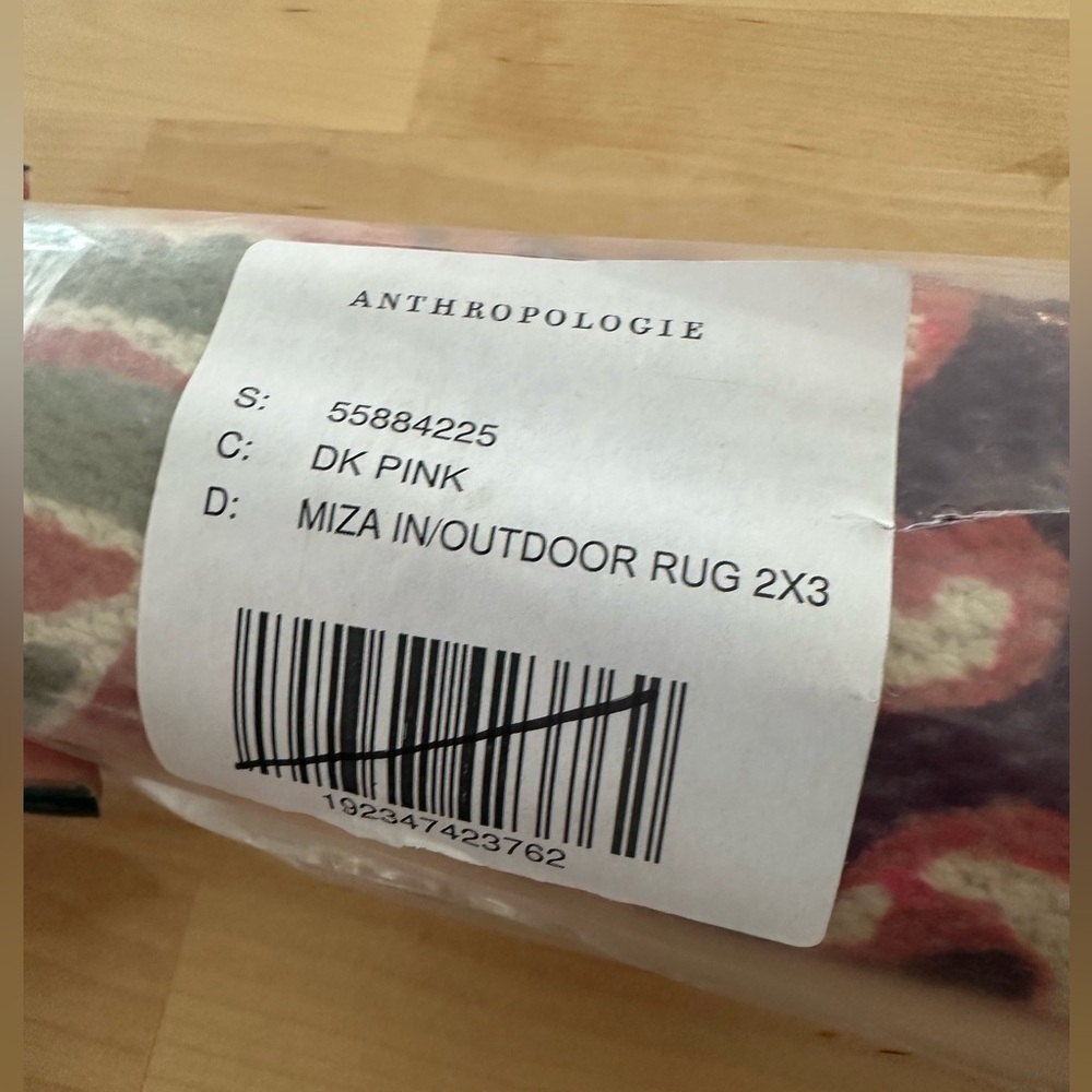 Anthropologie Indoor/Outdoor Rug 2x3 NWT - Picture 4 of 5